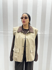 GILET LUMINA BEIGE